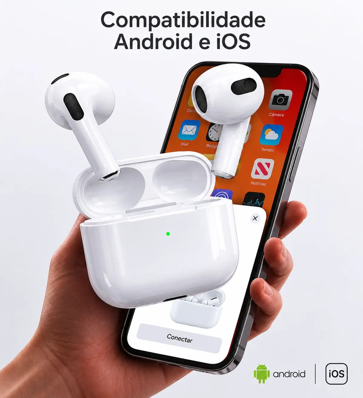 FONE BLUETOOTH GOLD - Imagem 2